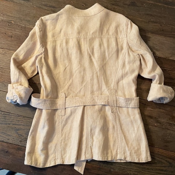 Sundance Cream Utility Jacket Sz L like new - Picture 4 of 9